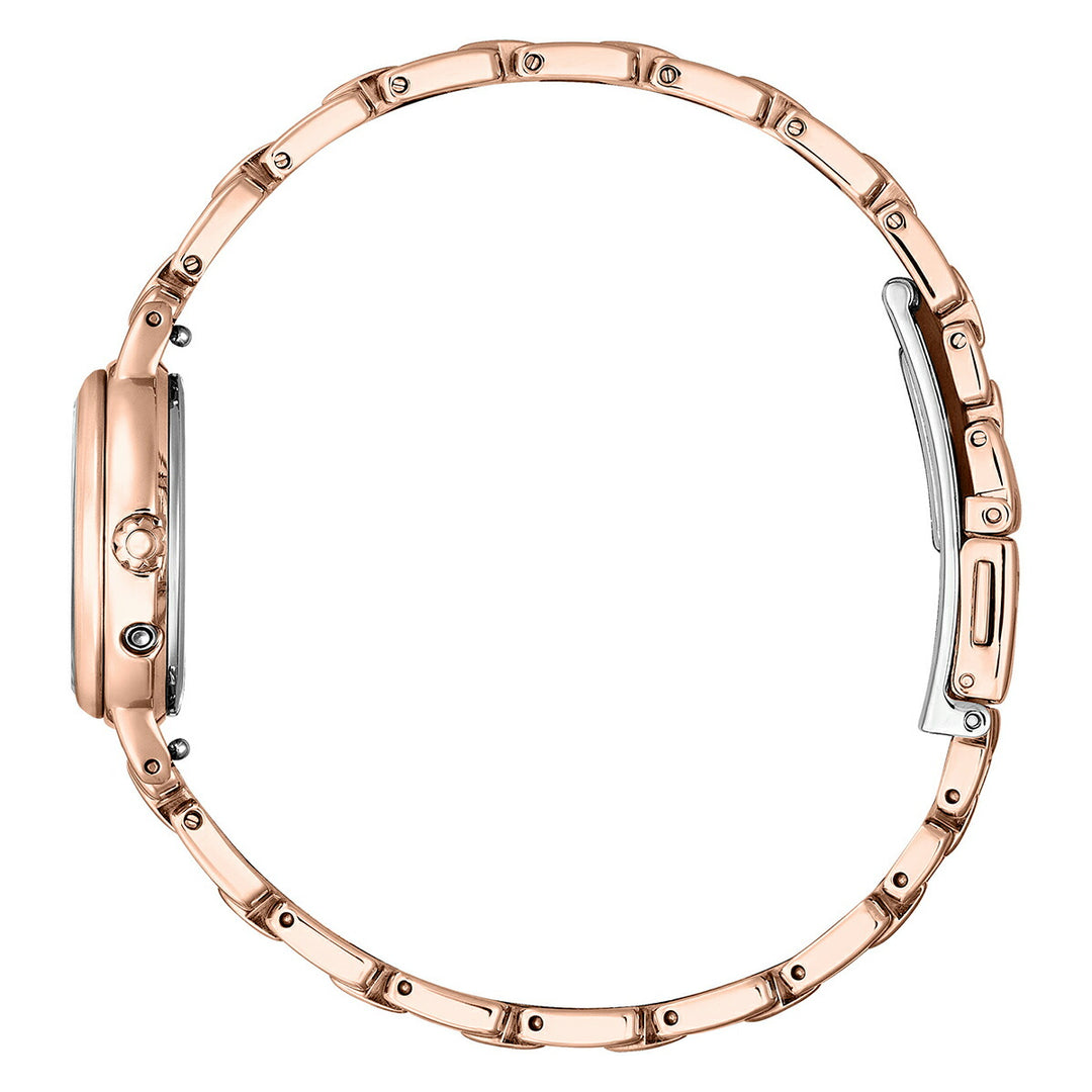 シチズン ウィッカ カフェタイム KL0-561-21 レディース ソーラー電波 白蝶貝ダイヤル ゴールド