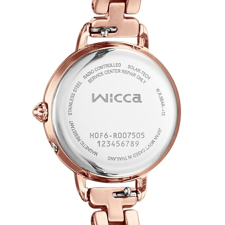 シチズン ウィッカ カフェタイム KL0-561-21 レディース ソーラー電波 白蝶貝ダイヤル ゴールド