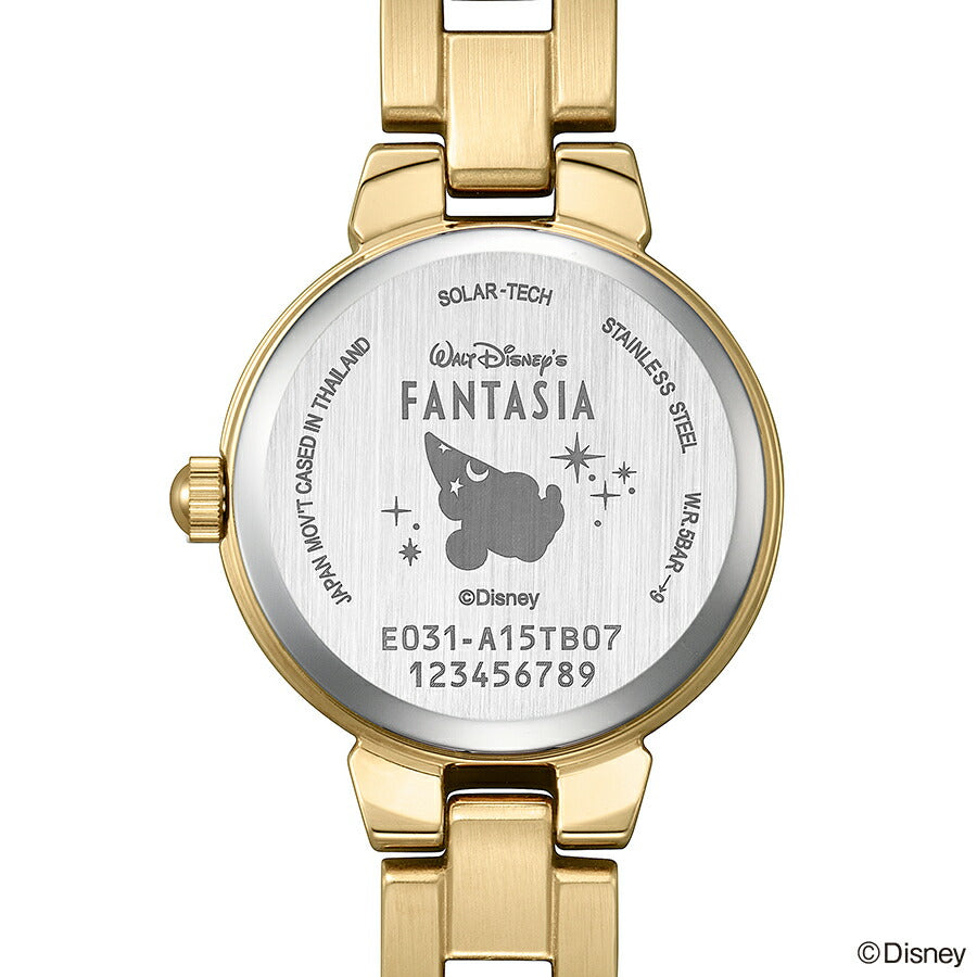 シチズン ウィッカ ディズニーコレクション 『ディズニー ファンタジア』 スペシャルモデル KP2-124-71 レディース ソーラー ブルーダイヤル ゴールド