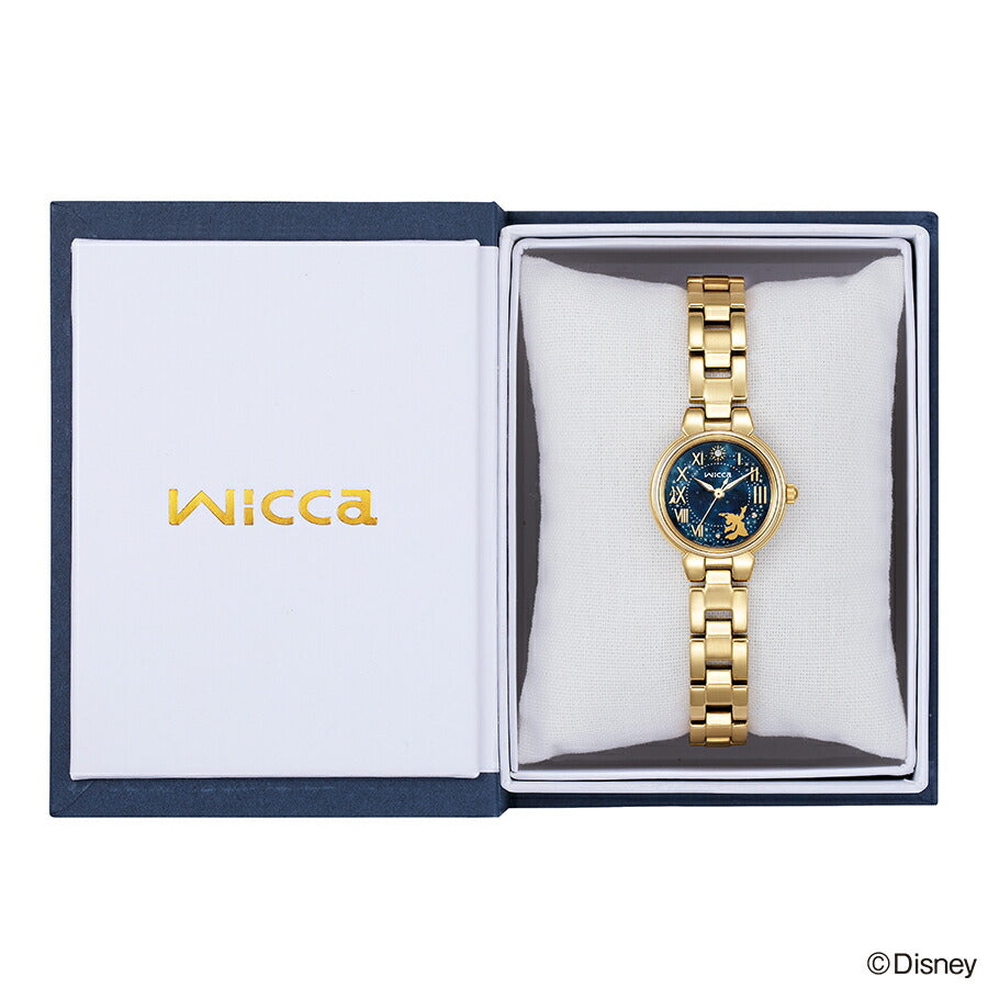 シチズン ウィッカ ディズニーコレクション 『ディズニー ファンタジア』 スペシャルモデル KP2-124-71 レディース ソーラー ブルーダイヤル ゴールド