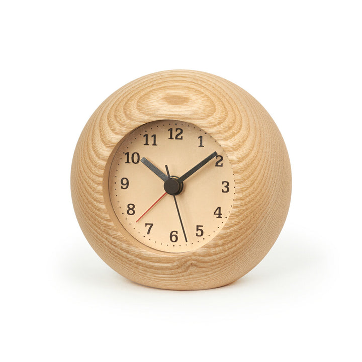 タカタレムノス 置き時計 カーサ レスト アラーム クオーツ 電池式 ナチュラル ステップセコンド LA13-12NT