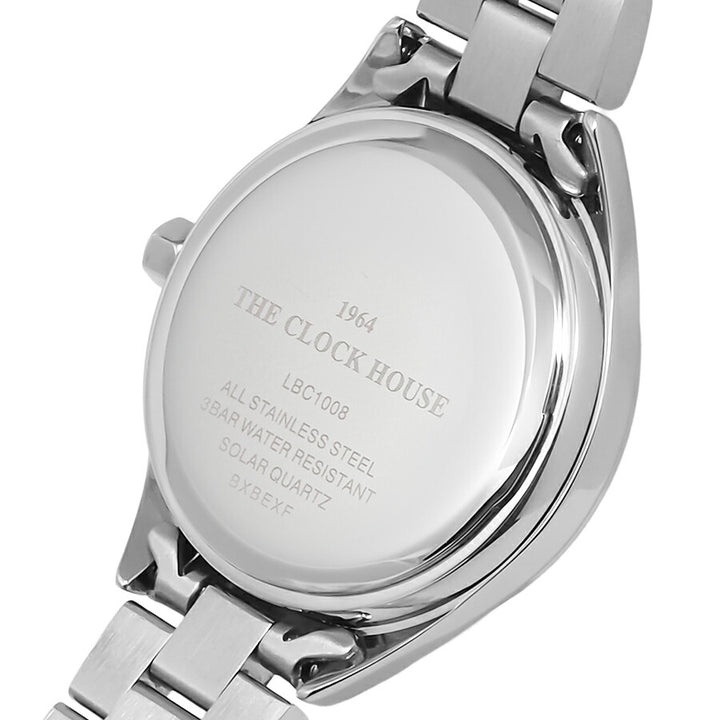 ザ・クロックハウス スマイルダイヤモンド 2025 限定モデル 月光 LBC1008-NV1ALIM レディース ソーラー 3針 ネイビーダイヤル