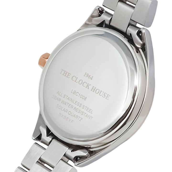ザ・クロックハウス スマイルダイヤモンド SAKURA 限定モデル 2026 LBC1008-PK2ALIM レディース ソーラー 3針 白蝶貝ダイヤル