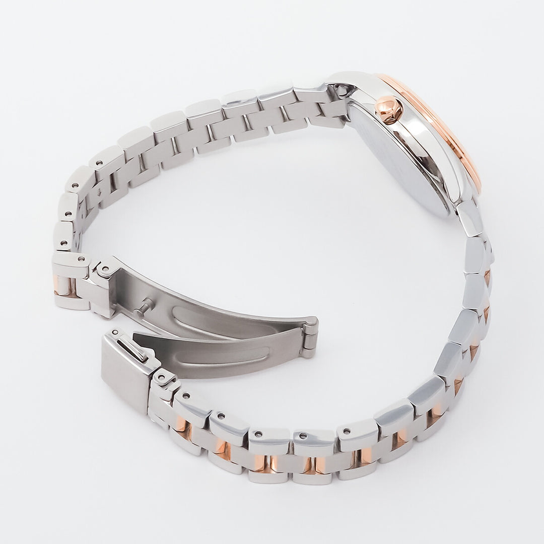 ザ・クロックハウス スマイルダイヤモンド SAKURA 限定モデル 2026 LBC1008-PK2ALIM レディース ソーラー 3針 白蝶貝ダイヤル