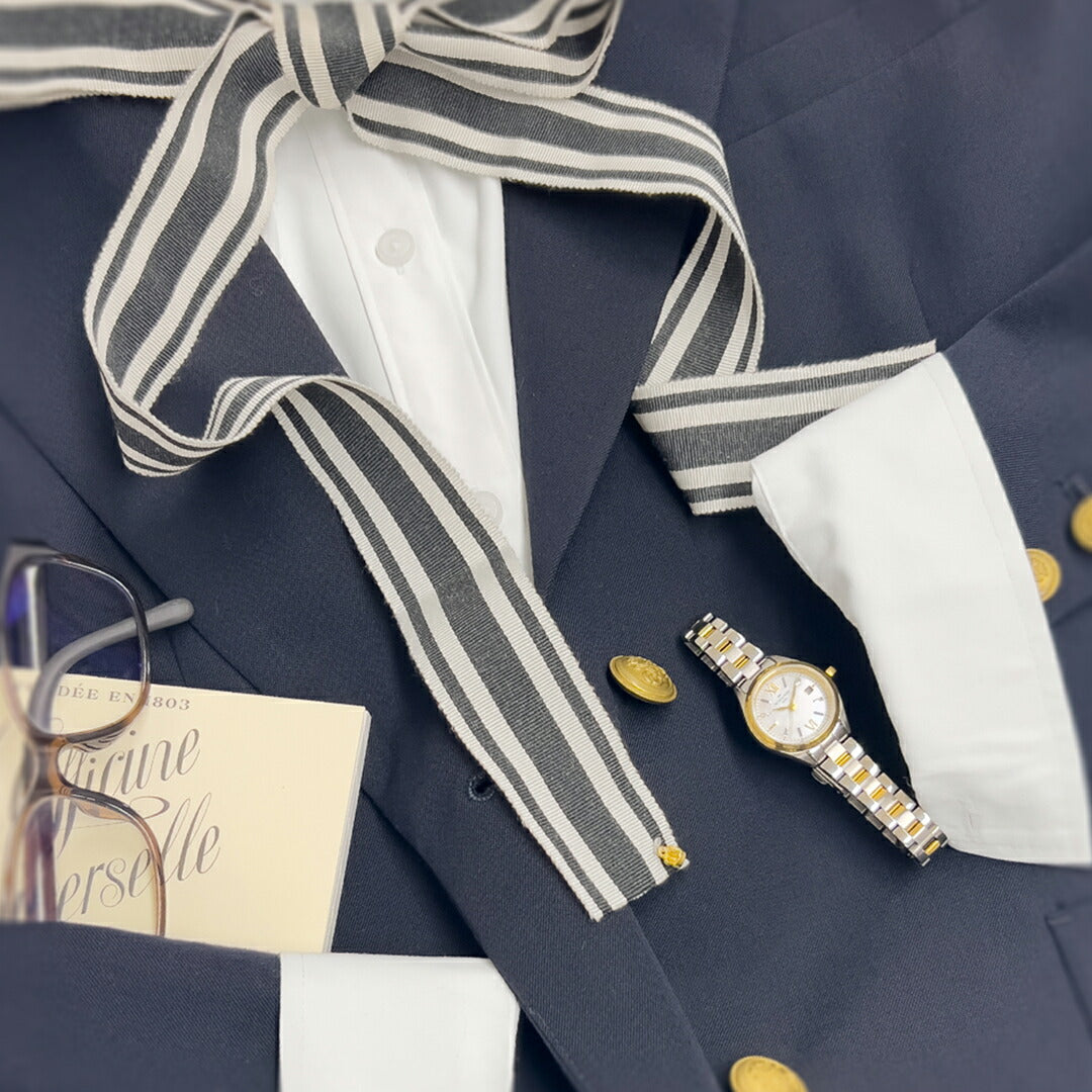 ザ・クロックハウス スマイルダイヤモンド 2025 限定モデル 冬のきらめき LBC1008-WH3ALIM レディース ソーラー 3針 白蝶貝ダイヤル