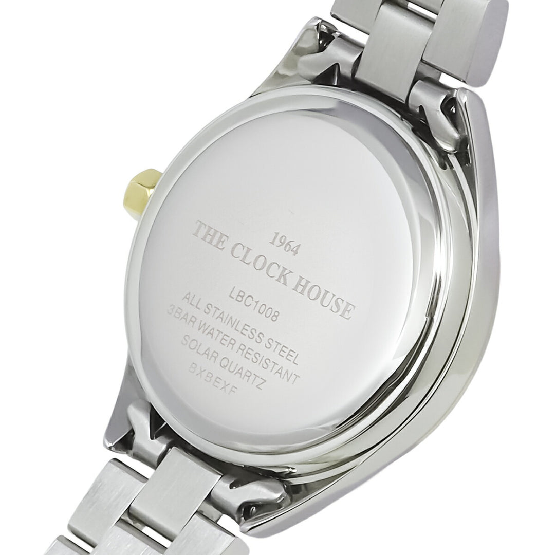 ザ・クロックハウス スマイルダイヤモンド 2025 限定モデル 冬のきらめき LBC1008-WH3ALIM レディース ソーラー 3針 白蝶貝ダイヤル