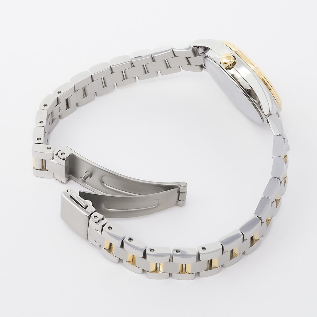 ザ・クロックハウス スマイルダイヤモンド 2025 限定モデル 冬のきらめき LBC1008-WH3ALIM レディース ソーラー 3針 白蝶貝ダイヤル