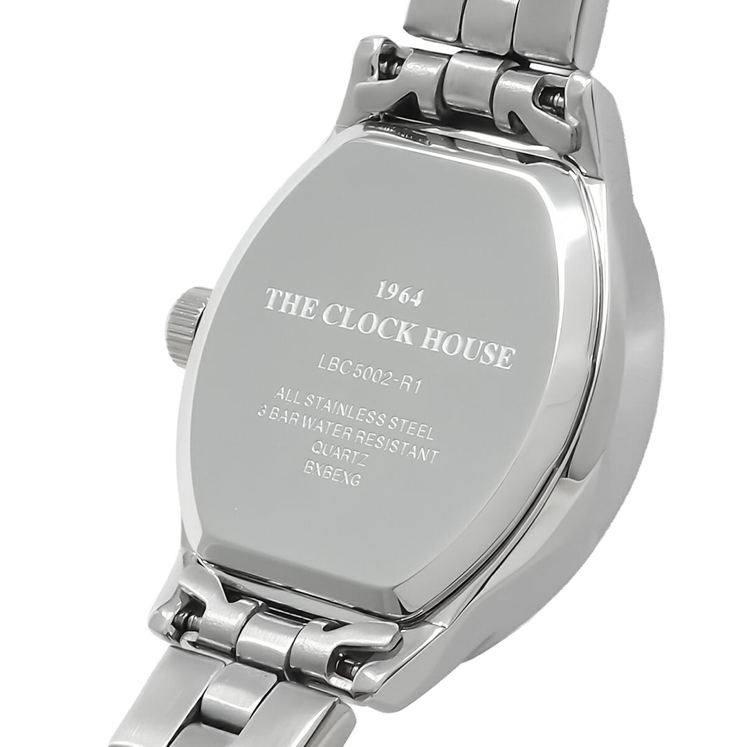 ザ・クロックハウス ビジネスカジュアル LBC5002-NV1A-R1 レディース クオーツ 電池式 トノー ネイビーダイヤル アラビアインデックス