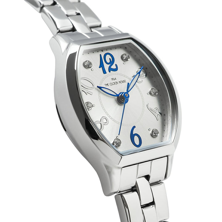 ザ・クロックハウス ビジネスカジュアル LBC5002-SI1A-R1 レディース クオーツ 電池式 トノー シルバーダイヤル アラビアインデックス