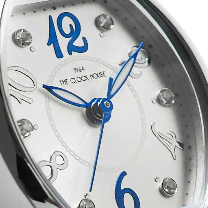 ザ・クロックハウス ビジネスカジュアル LBC5002-SI1A-R1 レディース クオーツ 電池式 トノー シルバーダイヤル アラビアインデックス