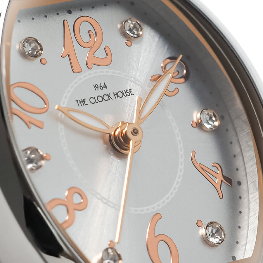 ザ・クロックハウス ビジネスカジュアル LBC5002-SI2A-R1 レディース クオーツ 電池式 トノー シルバーダイヤル アラビアインデックス