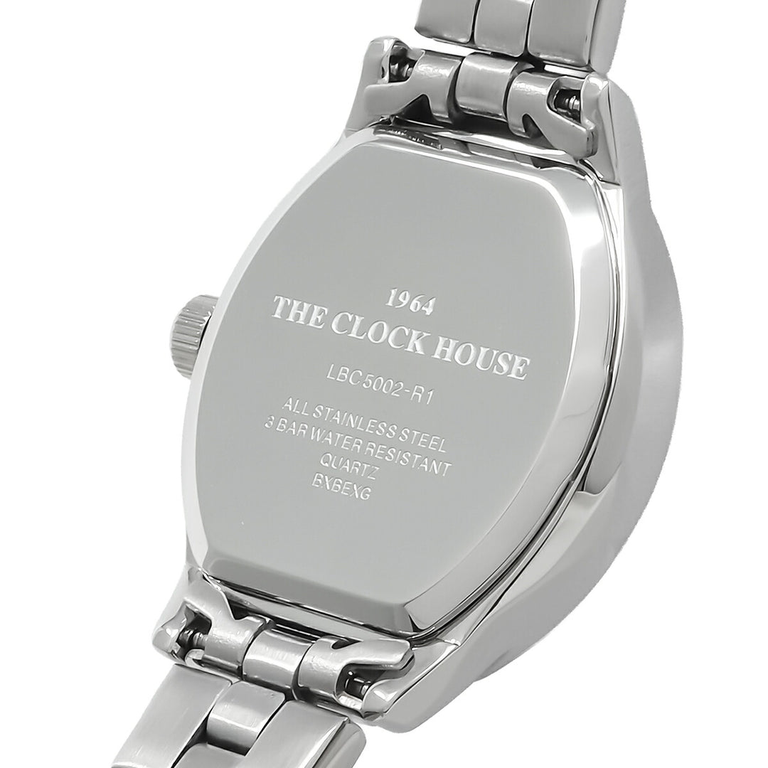 ザ・クロックハウス ビジネスカジュアル LBC5002-SI2A-R1 レディース クオーツ 電池式 トノー シルバーダイヤル アラビアインデックス