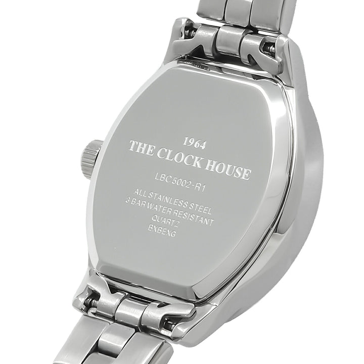 ザ・クロックハウス ビジネスカジュアル LBC5002-SI2A-R1 レディース クオーツ 電池式 トノー シルバーダイヤル アラビアインデックス