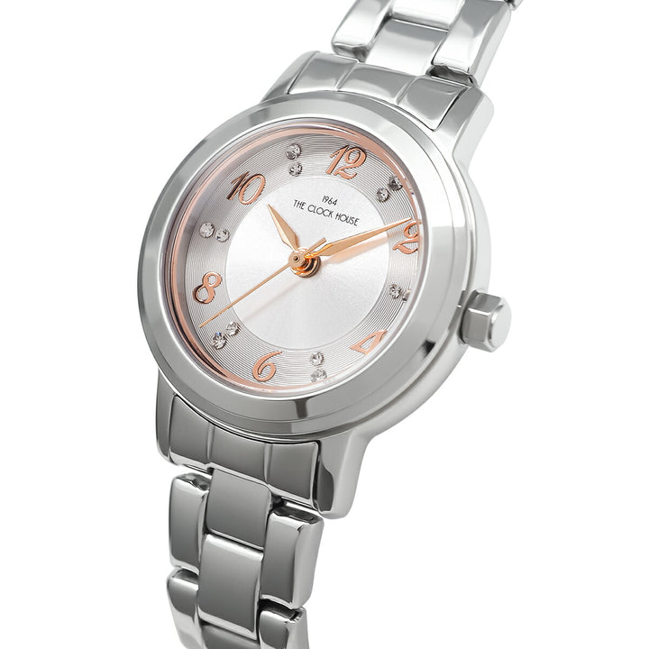 ザ・クロックハウス ビジネスカジュアル LBC5003-WH1A-R1 レディース クオーツ 電池式 ホワイトダイヤル アラビアインデックス