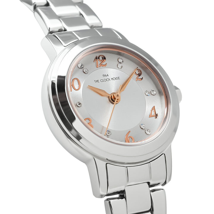 ザ・クロックハウス ビジネスカジュアル LBC5003-WH1A-R1 レディース クオーツ 電池式 ホワイトダイヤル アラビアインデックス