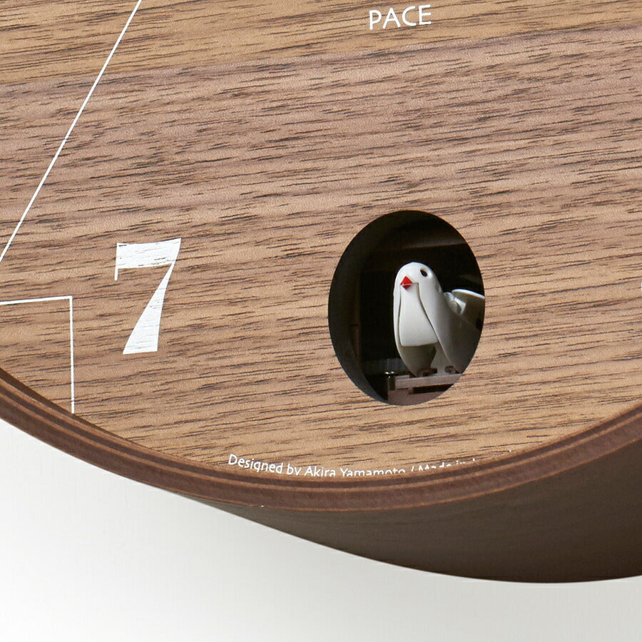 タカタレムノス 掛け時計 カーサ パーチェ カッコー時計 クオーツ 電池