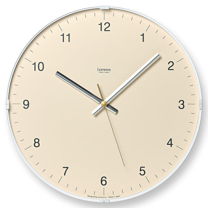タカタレムノス 掛け時計 カーサ バイオーム クロック デザート 砂漠 クオーツ 電池式 ベージュ スイープセコンド LC24-16BG