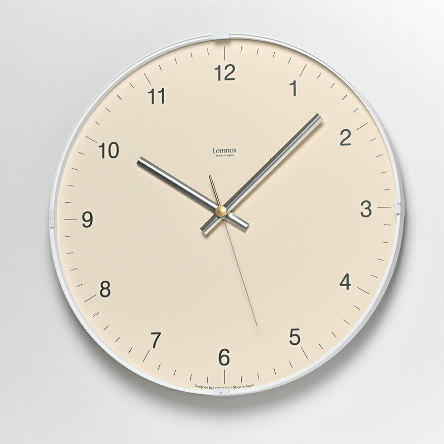 タカタレムノス 掛け時計 カーサ バイオーム クロック デザート 砂漠 クオーツ 電池式 ベージュ スイープセコンド LC24-16BG