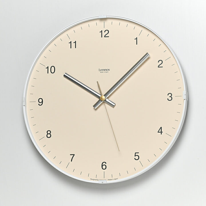 タカタレムノス 掛け時計 カーサ バイオーム クロック デザート 砂漠 クオーツ 電池式 ベージュ スイープセコンド LC24-16BG