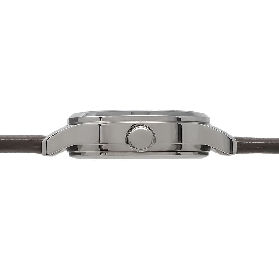 ザ・クロックハウス カジュアル LCA5001-WH3B レディース クオーツ 電池式 ホワイトダイヤル ブラウン 革ベルト