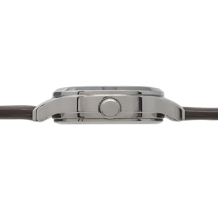ザ・クロックハウス カジュアル LCA5001-WH3B レディース クオーツ 電池式 ホワイトダイヤル ブラウン 革ベルト