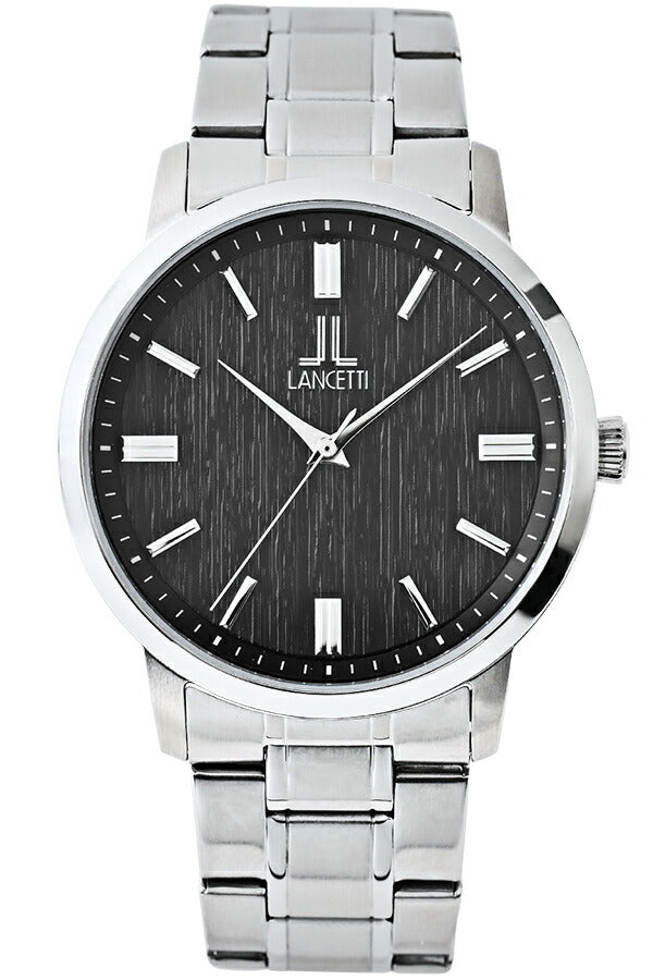 ランチェッティ ソーラー 3針モデル LT6875-BK メンズ ブラック