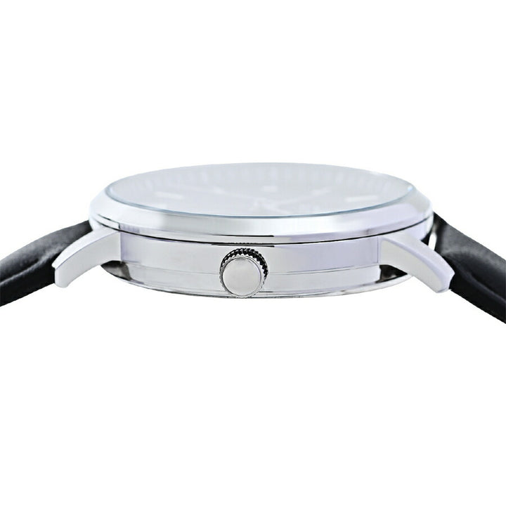 ランチェッティ ソーラー 3針モデル LT6881-BK メンズ ブラックダイヤル 革ベルト