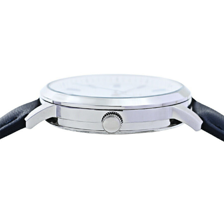 ランチェッティ ペア ソーラー 3針モデル LT6881-WH1 メンズ ホワイトダイヤル ブルー 革ベルト