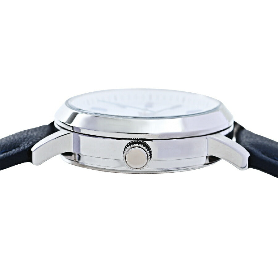 ランチェッティ ペア ソーラー 3針モデル LT6882-WH1 レディース ホワイトダイヤル ブルー 革ベルト