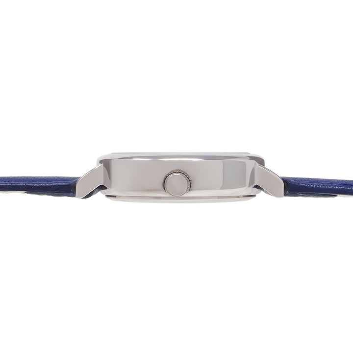 ザ・クロックハウス UD ユーディー 26mm LUD5002-WH2B レディース クオーツ 電池式 3針 ホワイトダイヤル ブルー 革ベルト