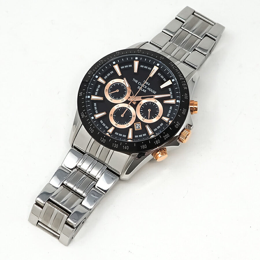 ザ・クロックハウス ソーラー クロノグラフ マジックアワー 黒檀