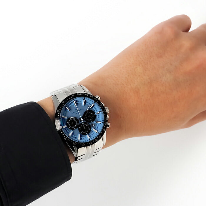 ザ・クロックハウス ソーラー クロノグラフ マジックアワー 群青 MBC1003-BL2A メンズ 腕時計 ビジネス カジュアル ブルー