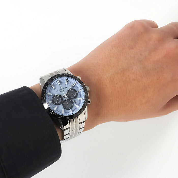 ザ・クロックハウス ソーラー クロノグラフ マジックアワー 青藤 MBC1003-BL3A メンズ 腕時計 ビジネス カジュアル ブルー