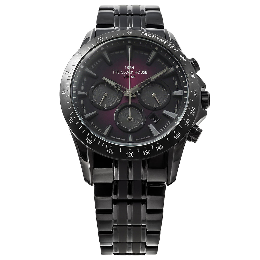 ザ・クロックハウス ソーラー クロノグラフ 限定モデル 2025 限定モデル 紫光 MBC1003-PU1ALIM メンズ ビジネス カジュアル