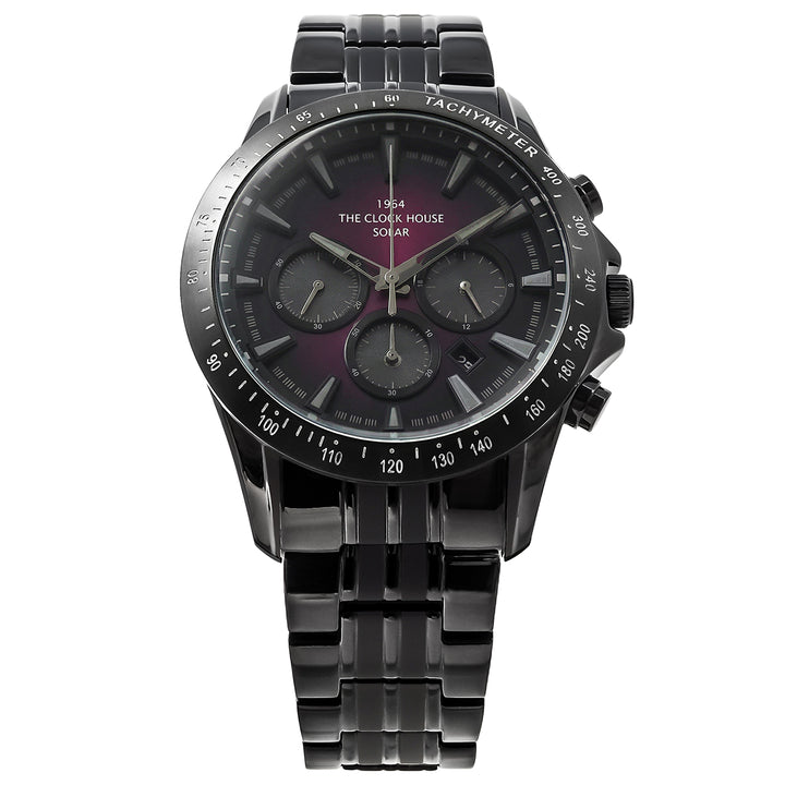 ザ・クロックハウス ソーラー クロノグラフ 限定モデル 2025 限定モデル 紫光 MBC1003-PU1ALIM メンズ ビジネス カジュアル