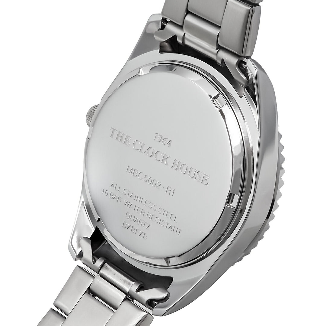 ザ・クロックハウス ダイバーズデザイン グリーン MBC5002-GR1A-R1 メンズ クオーツ 電池式 ビジネス カジュアル 回転ベゼル