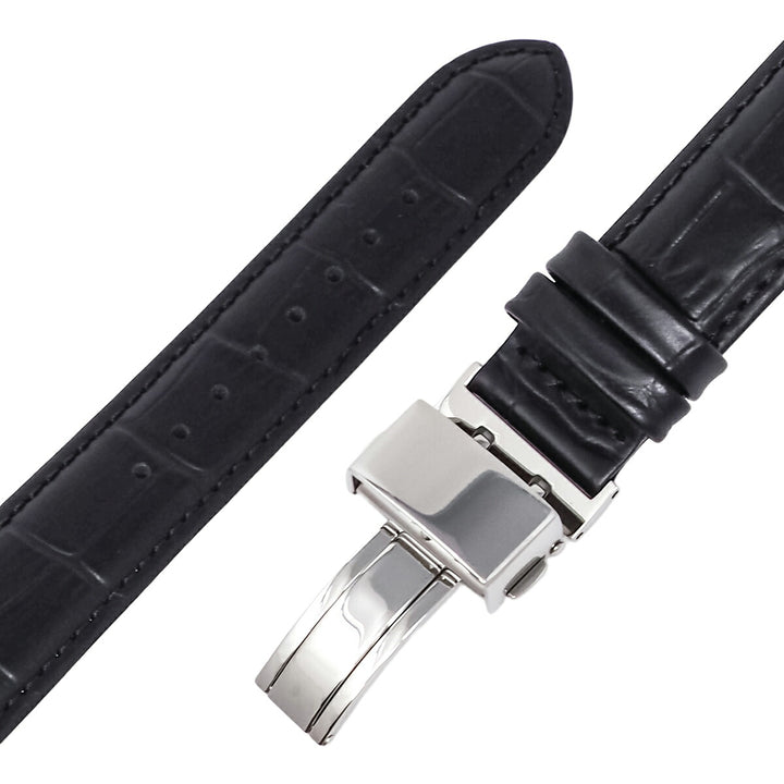 ザ・クロックハウス ソーラー クロノグラフ エフォートレス プロフェッショナル MBF1009-BK1B メンズ ビジネス フォーマル 革ベルト ブラック