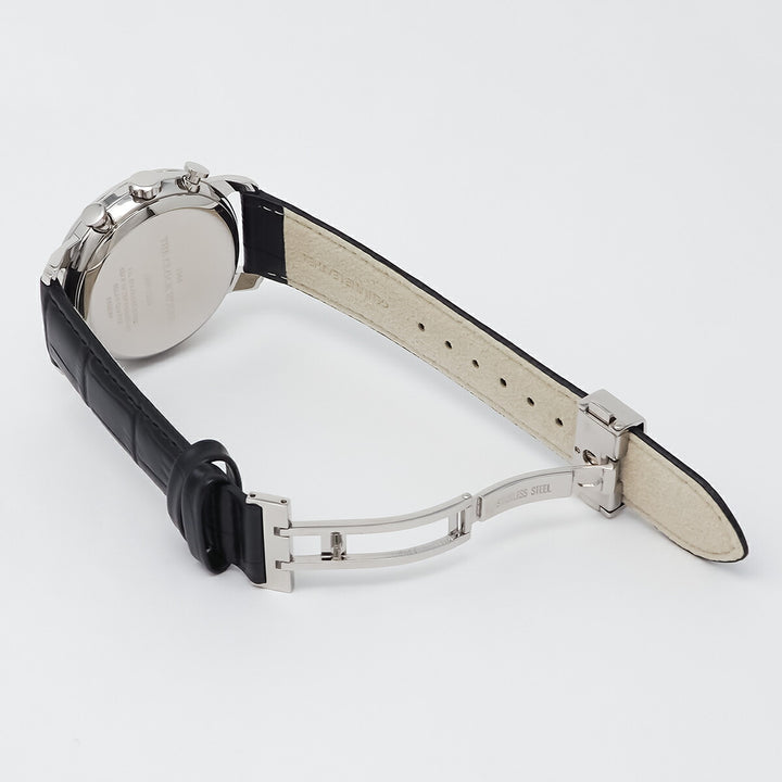 ザ・クロックハウス ソーラー クロノグラフ エフォートレス プロフェッショナル MBF1009-BK1B メンズ ビジネス フォーマル 革ベルト ブラック