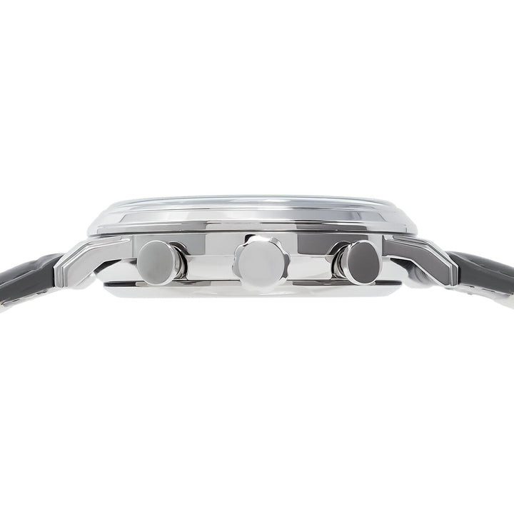 ザ・クロックハウス ソーラー クロノグラフ エフォートレス プロフェッショナル MBF1009-GR1B メンズ ビジネス フォーマル グリーンダイヤル グレー 革ベルト