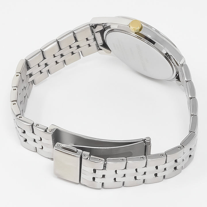 ザ・クロックハウス ビジネスフォーマル MBF5002-CH1A-R1 メンズ クオーツ 電池式 3針 ゴールドダイヤル メタルバンド