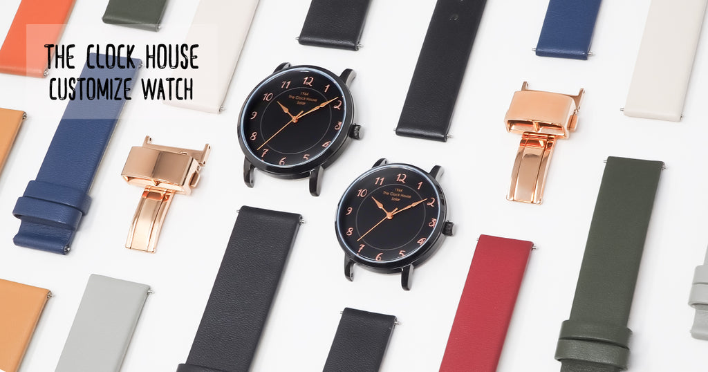 ザ・クロックハウス カスタマイズウォッチ フレンチカジュアル トロワ MCA1006-BK2 メンズ ソーラー 革ベルト ブラック