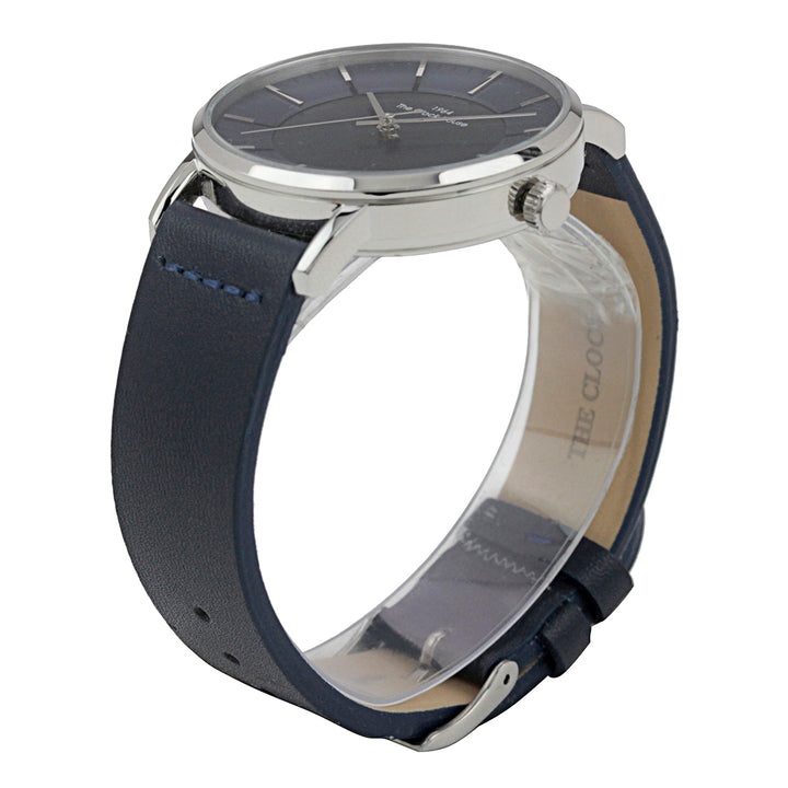 ザ・クロックハウス MCA5002-NV1B メンズカジュアル メンズ 腕時計 クオーツ 紺レザー ネイビー リーズナブル THE CLOCK HOUSE