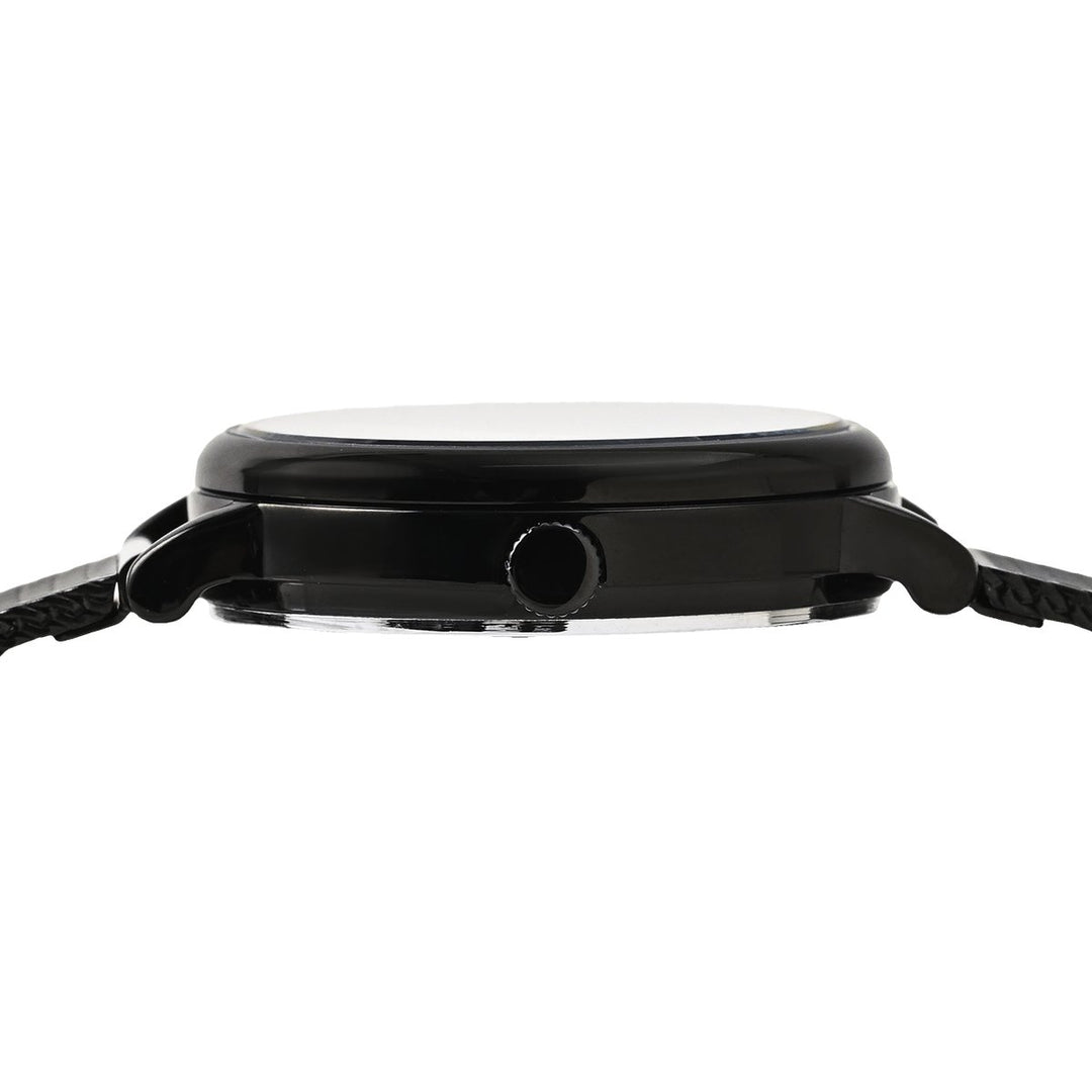 ミッシェルクラン 3針モデル MK16044-BK レディース クオーツ 電池式 メッシュバンド ブラック