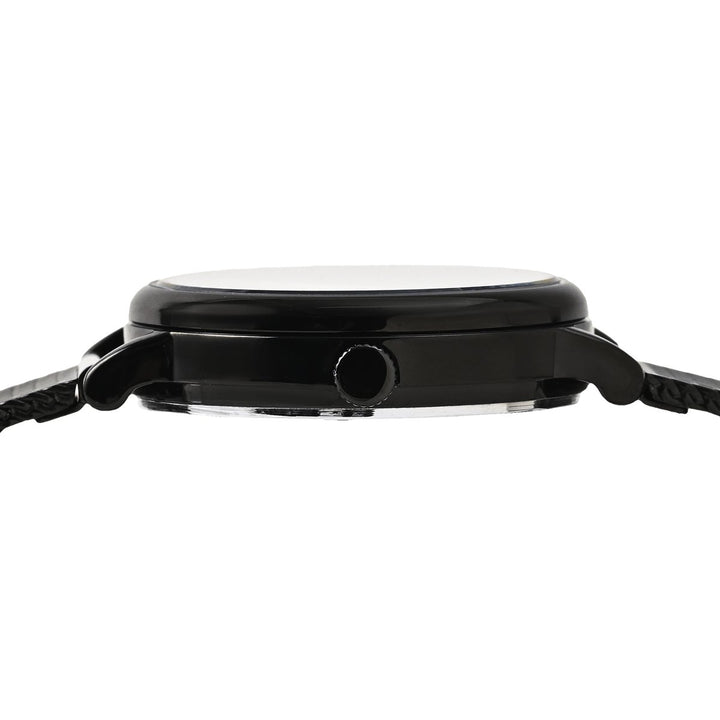 ミッシェルクラン 3針モデル MK16044-BK レディース クオーツ 電池式 メッシュバンド ブラック