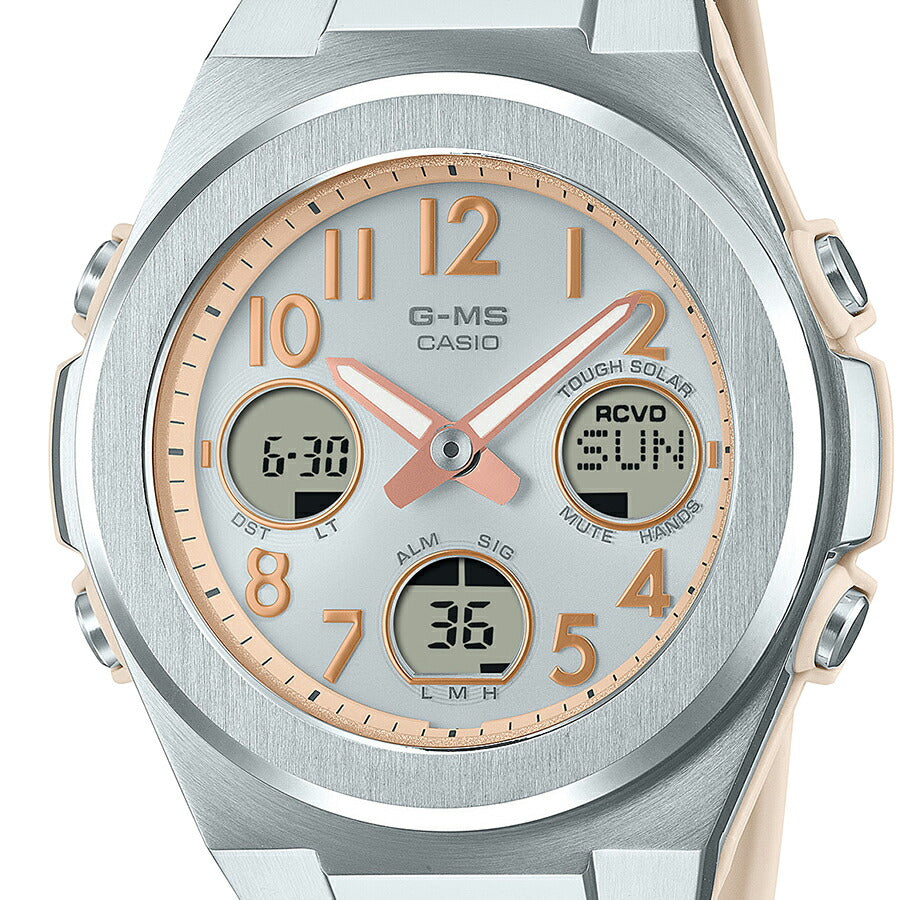 BABY-G G-MS MSG-W610FE-4AJF レディース 腕時計 電波ソーラー アナデジ ピンク 樹脂バンド 国内正規品 カシオ