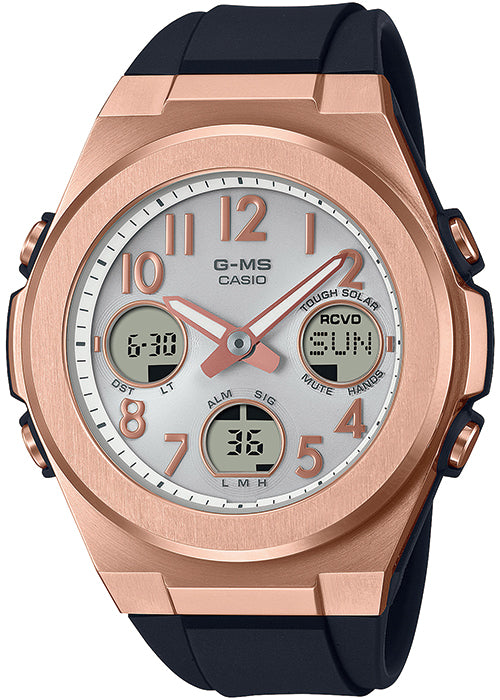 BABY-G G-MS MSG-W610G-1AJF レディース 腕時計 電波 ソーラー アナデジ アラビック数字 樹脂バンド ゴールド ブラック 国内正規品 カシオ