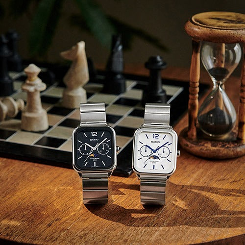 カシオ コレクション 角型 ムーンフェイズ MTP-M305D-1AJF メンズ