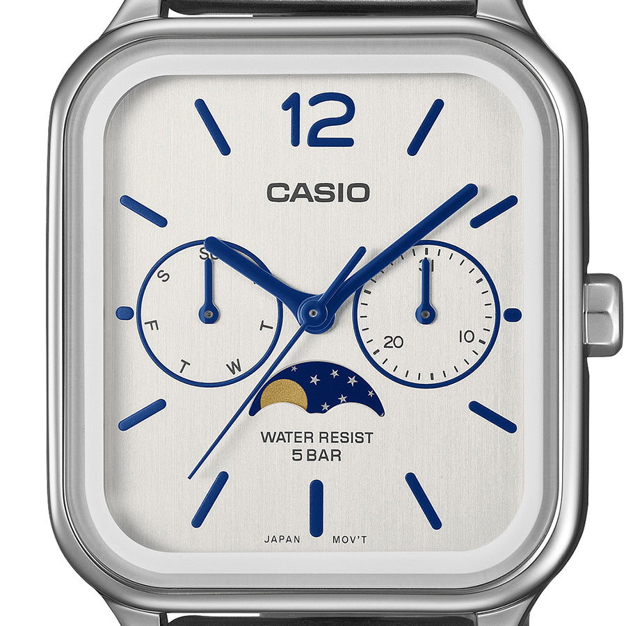 10月17日発売》カシオ コレクション 角型 ムーンフェイズ MTP