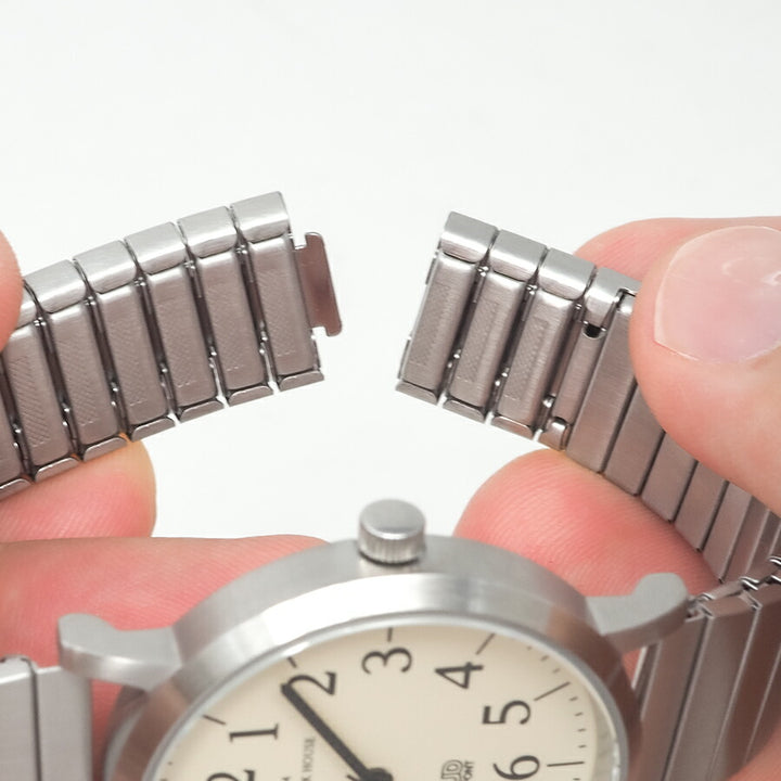 ザ・クロックハウス UD ユーディー 34mm MUD5001-CR1A メンズ レディース クオーツ 電池式 クリームダイヤル エクスパンションバンド
