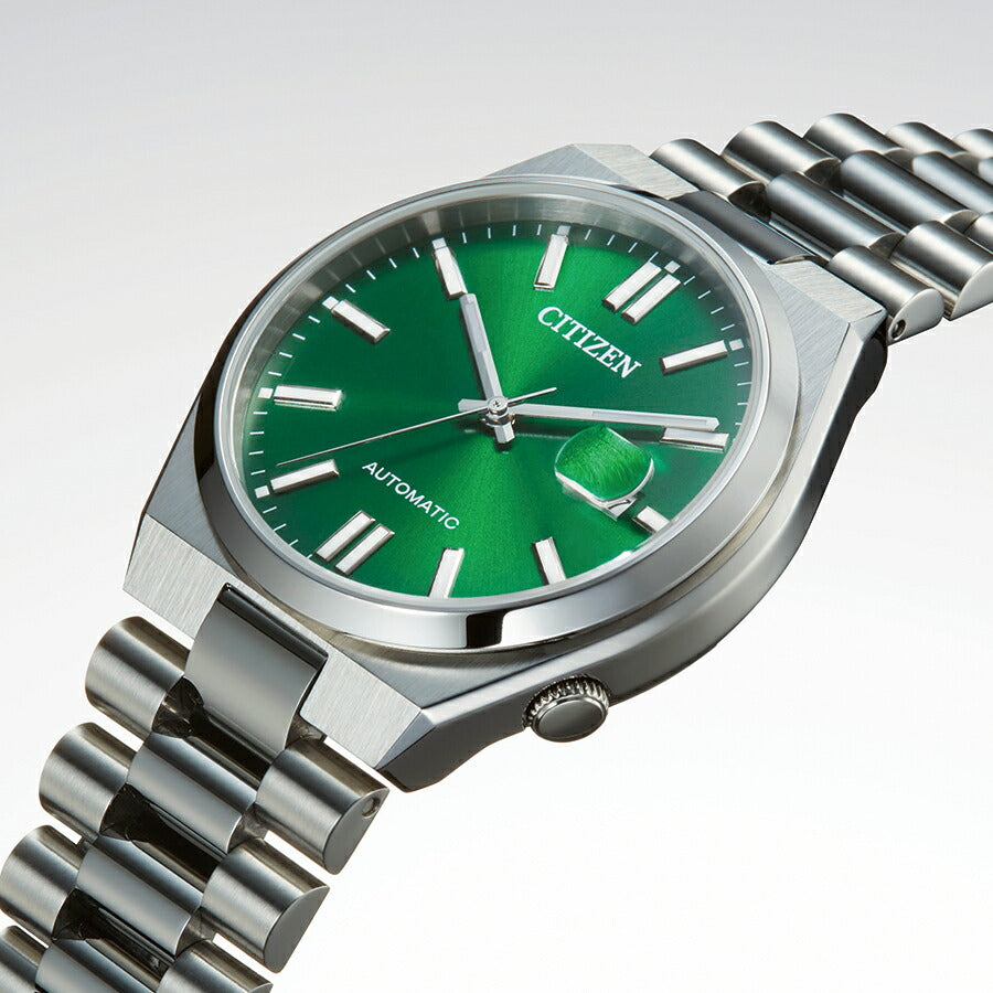 シチズンコレクション TSUYOSA Collection ツヨサ グリーン NJ0150-81X メンズ 腕時計 メカニカル 機械式 自動巻き 3針 日付
